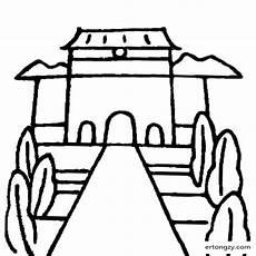 旋转门简笔画